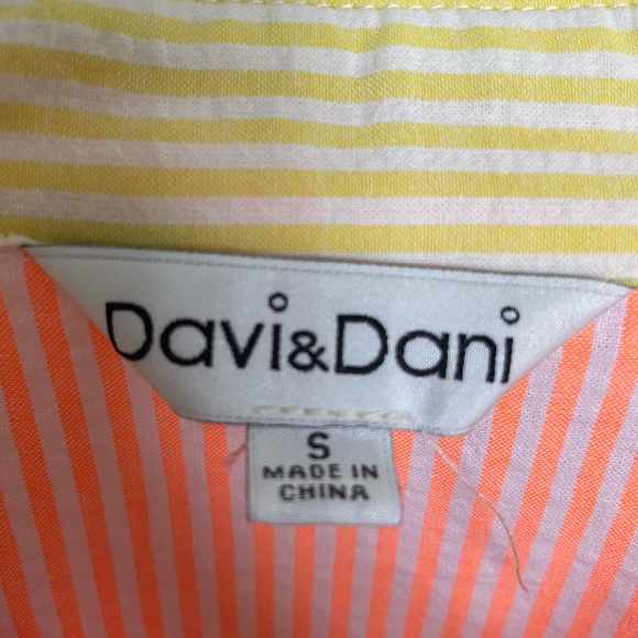 Bright neon button down - NWOT - Picture 7 of 7